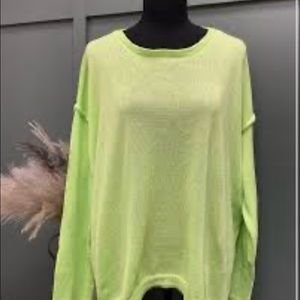 Lime Green Sweater #30